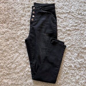 Women’s High Waisted Black Jeans